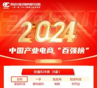 致景科技入选2024年度中国财产电商百强榜